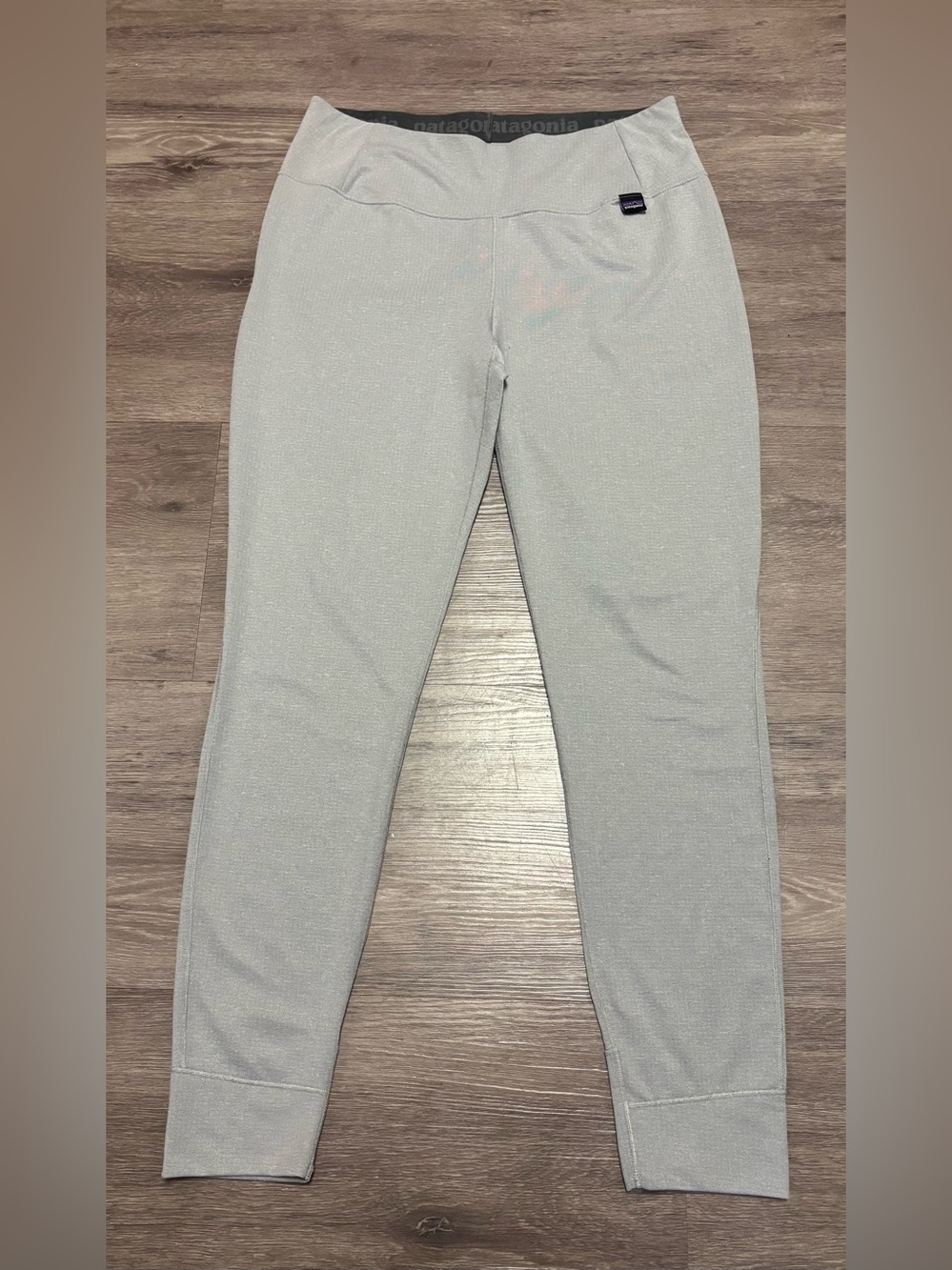 Patagonia Capilene Midweight Baselayer Pants - Light Grey - Women’s Large (NWOT)